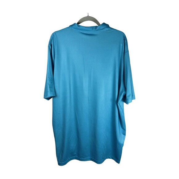 Peter Millar Summer Comfort Men's XL Golf Polo Blue Check Pattern - Picture 4 of 6